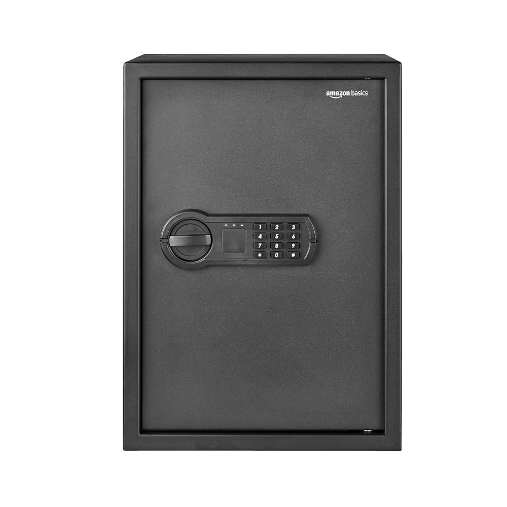 Amazonベーシック 金庫 指紋認証式 51L Amazon.co.jp: Amazonベーシック 金庫 家庭用 業務用 電子式